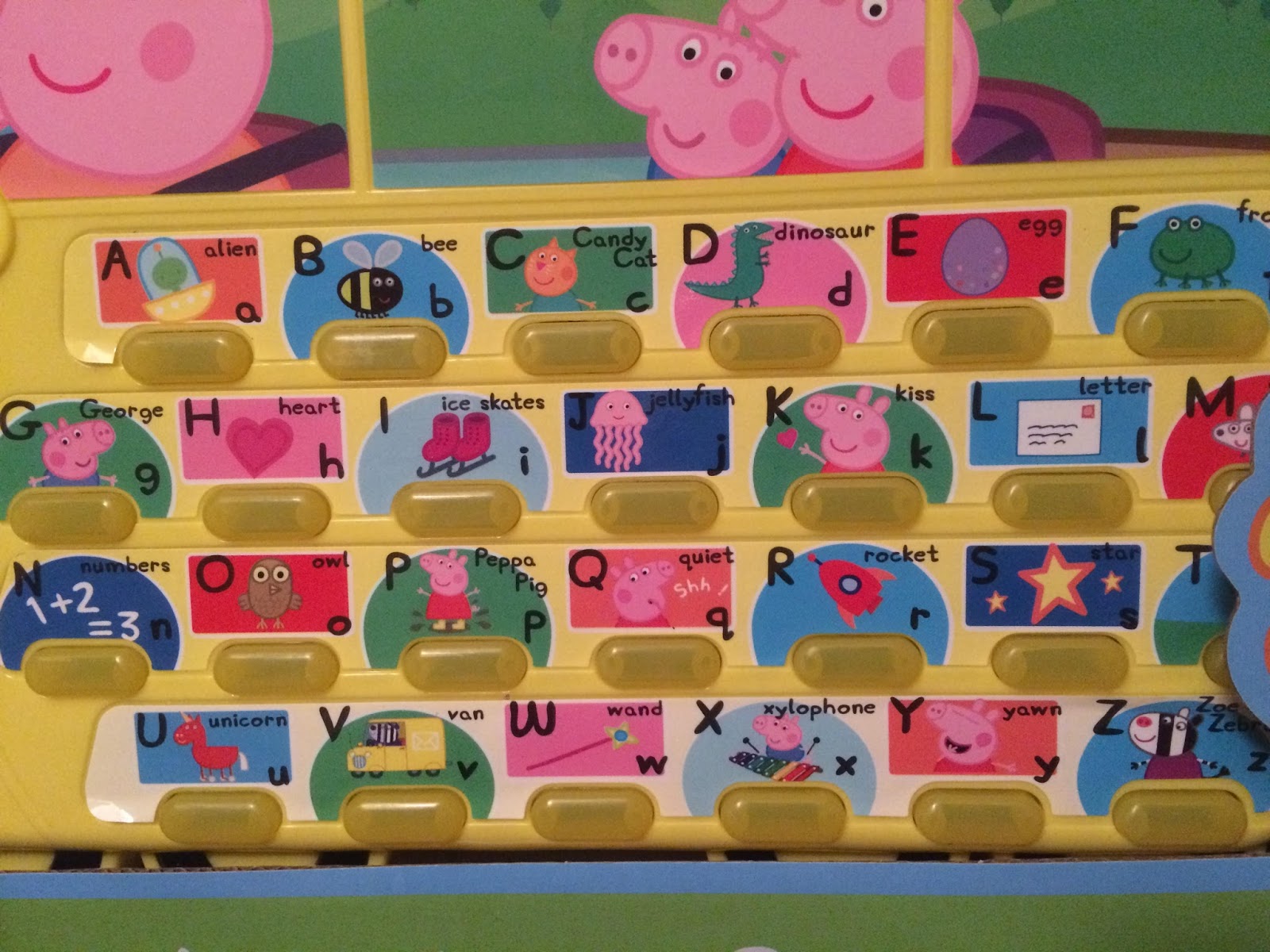 Peppa pig sale phonics toy